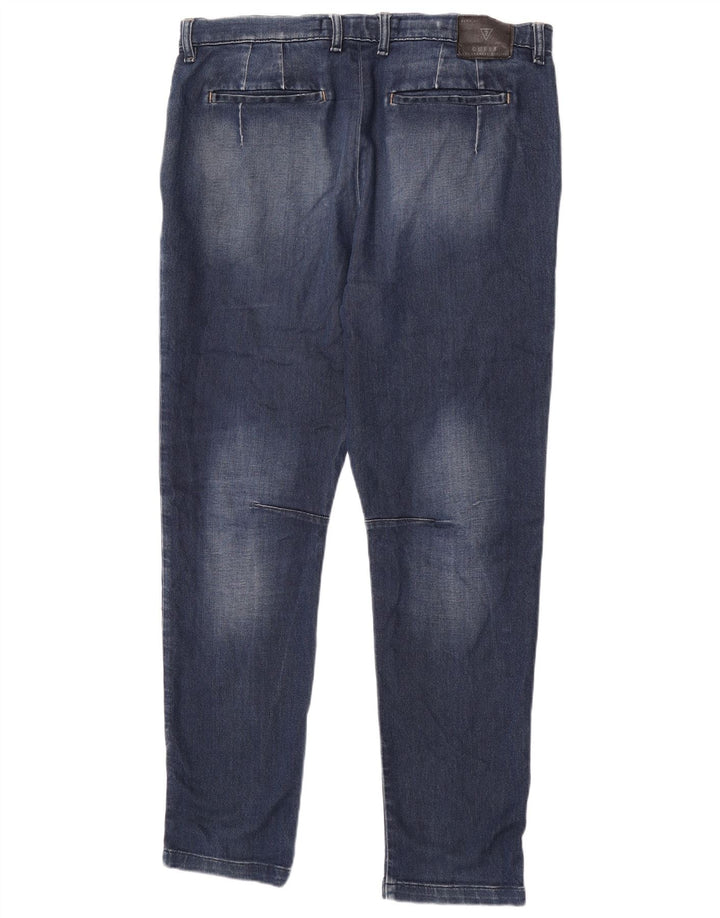 Guess Mens Slim Jeans W33 L32 Navy Blue