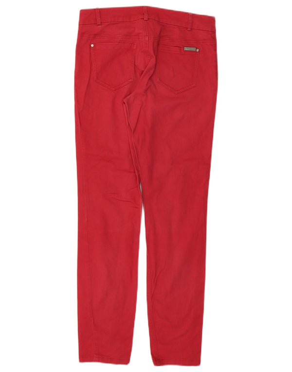 Dkny Damen Slim Jeans US 2 XS W28 L28 Rote Baumwolle