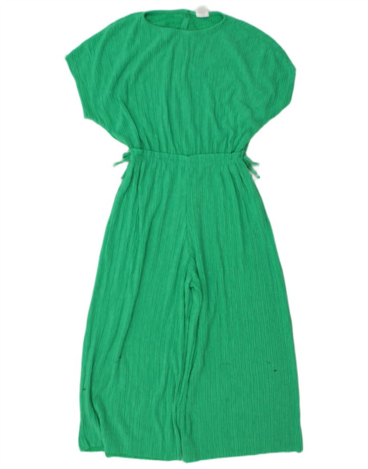 Zara Girls Jumpsuit 9-10 Years  Green Polyester