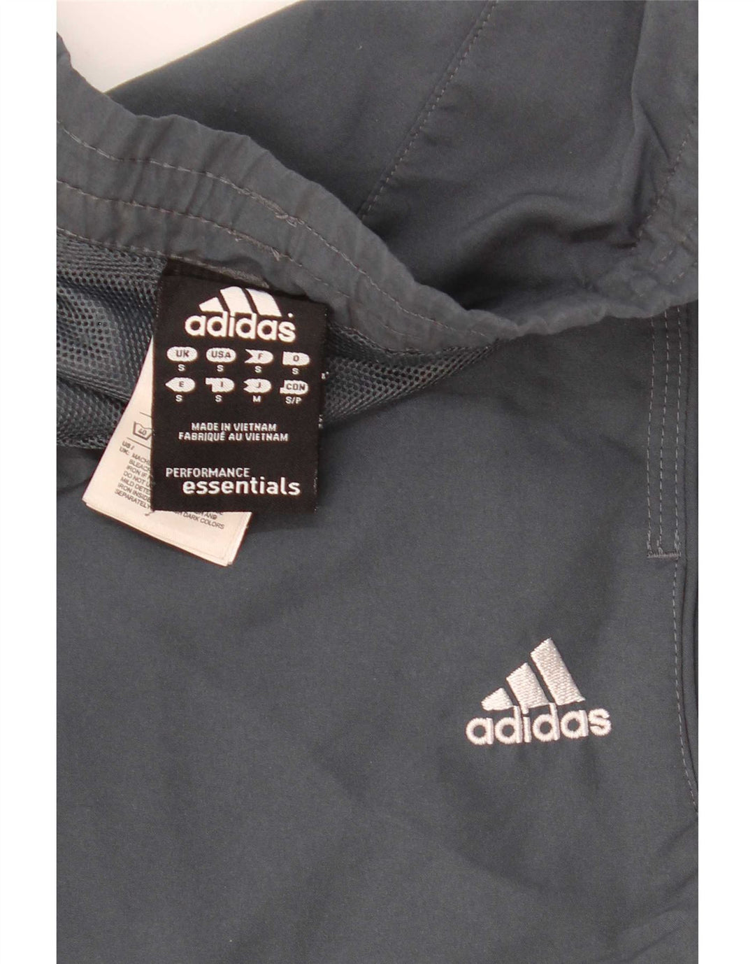 Adidas Short de sport Climacool pour homme, petit, gris, color block, polyester
