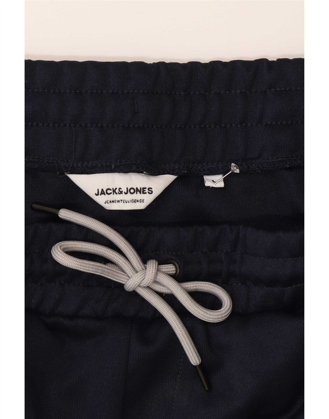 Jack & Jones Mens Tracksuit Trousers Large Navy Blue Colourblock Polyester