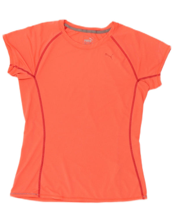 Camiseta feminina PUMA UK 8 pequena laranja poliéster