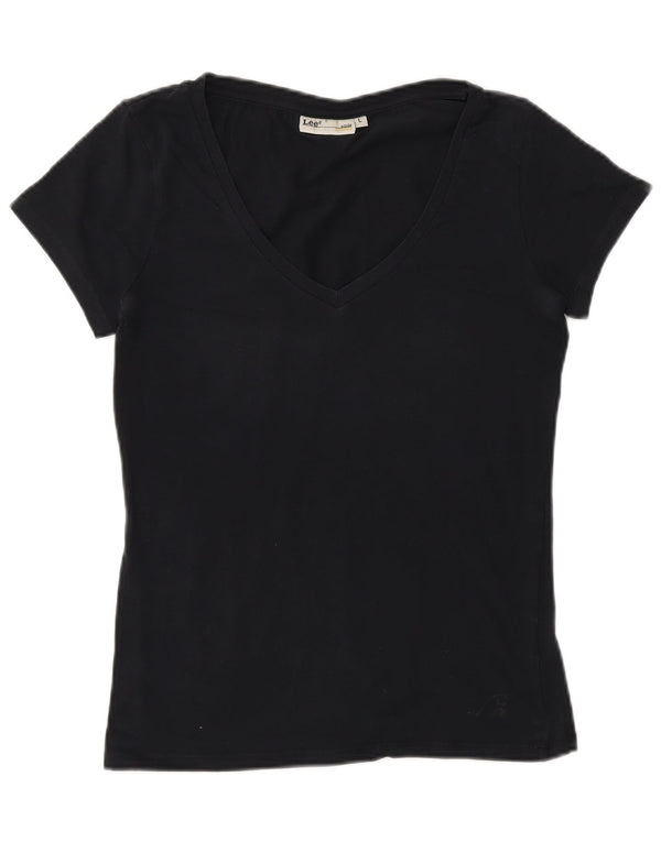 Lee Camiseta para Mujer Top UK 44 Large Black
