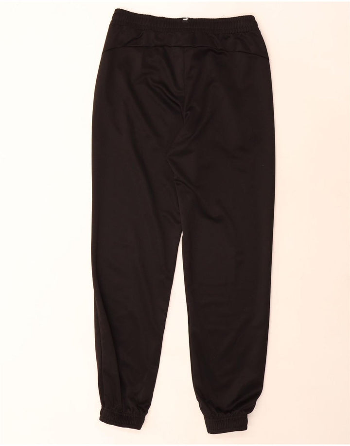 PUMA Boys Tracksuit Trousers Joggers 15-16 Years  Black Polyester