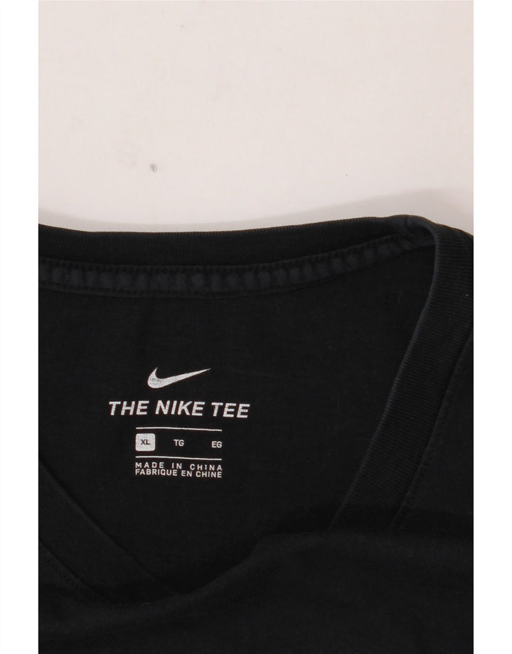 NIKE Mens Graphic T-Shirt Top XL Black