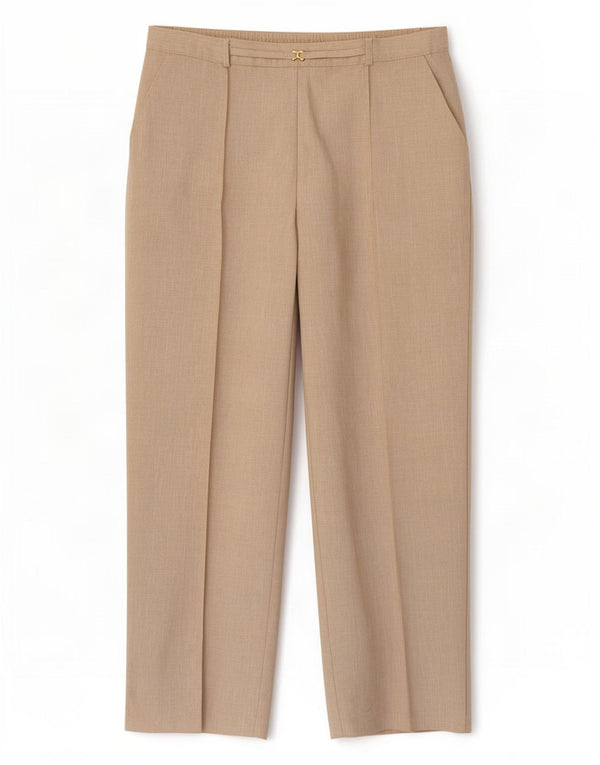 Marks & Spencer Damen Gerade Freizeithose UK 16 Large W32 L26 Beige