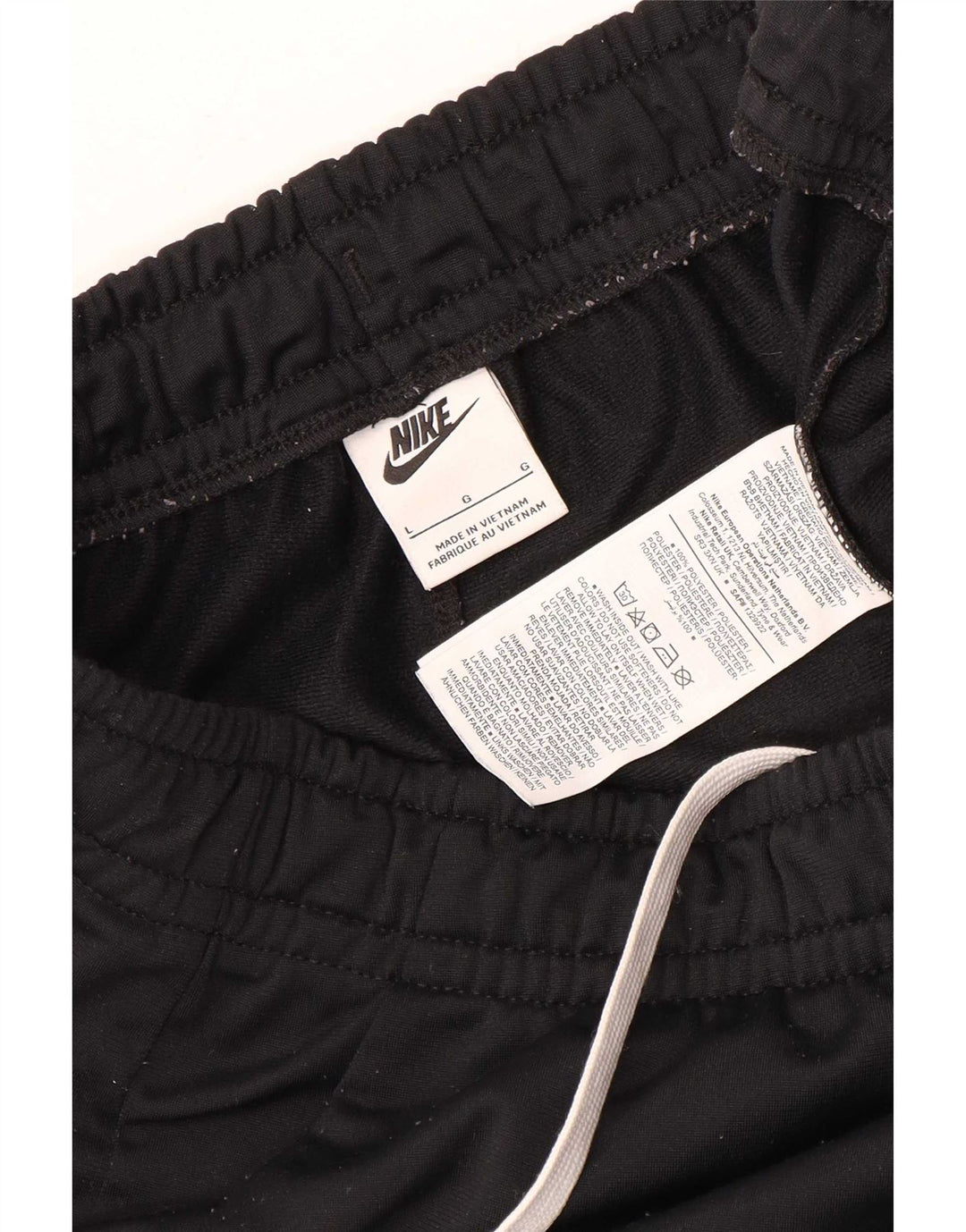 Nike Herren-Trainingshose, Jogginghose, groß, schwarzes Farbblock-Polyester