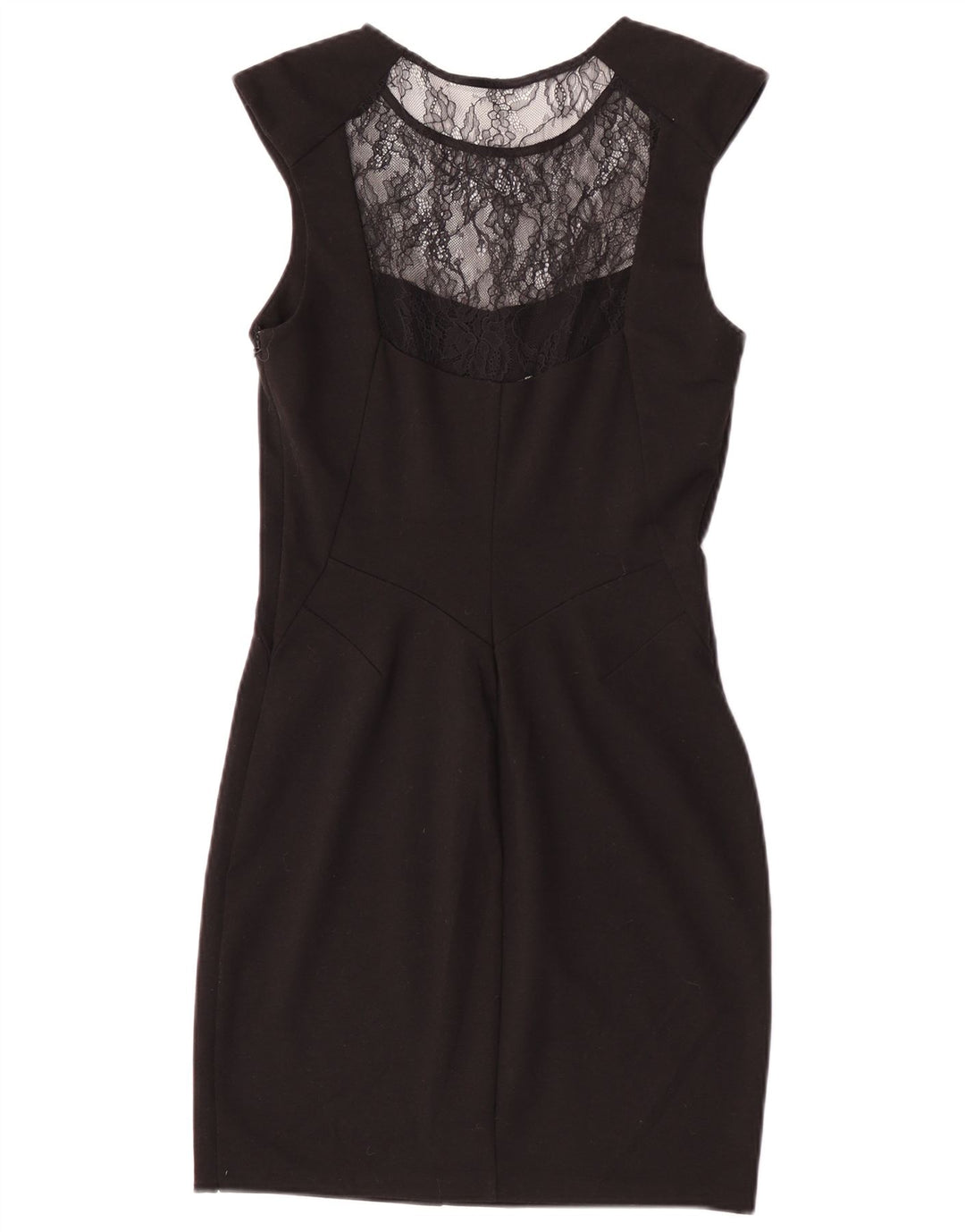Oasis Womens Sheath Dress UK 12 Medium Black Polyester