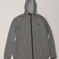 Russell Athletic Mens Dri-Power Zip Hoodie Sweater Large Grey Polyester