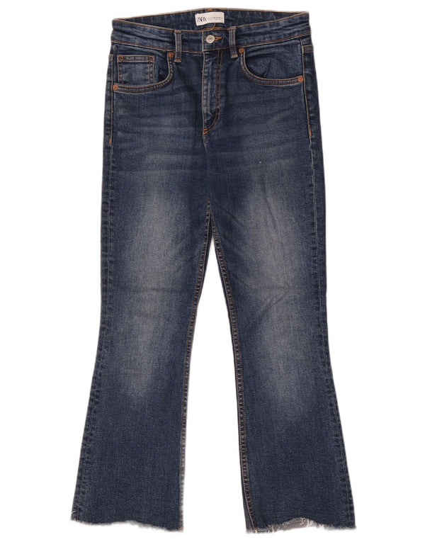 Jeans Bootcut da donna Zara EU 38 Small W28 L26 Cotone blu
