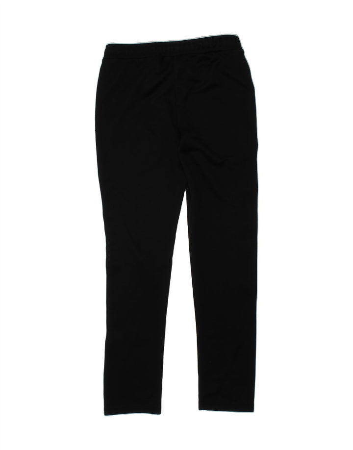 JACK & JONES Boys Graphic Tracksuit Trousers 13-14 Years  Black Polyester Vintage Jack & Jones and Second-Hand Jack & Jones from Messina Hembry 