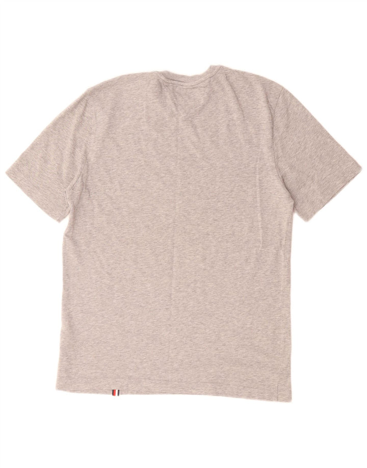 Tommy Hilfiger Mens Graphic T-Shirt Top Medium Grey Cotton