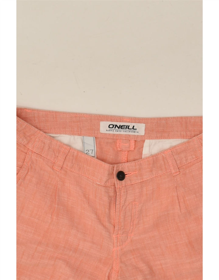 O'NEILL Womens Chino Shorts W27 Small Pink Cotton Vintage O'Neill and Second-Hand O'Neill from Messina Hembry 