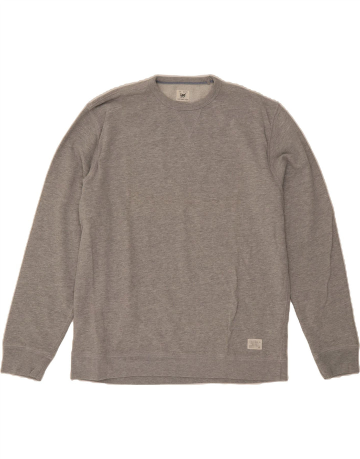 LEE Mens Sweatshirt Jumper 2XL Grey Cotton Vintage Lee and Second-Hand Lee from Messina Hembry 