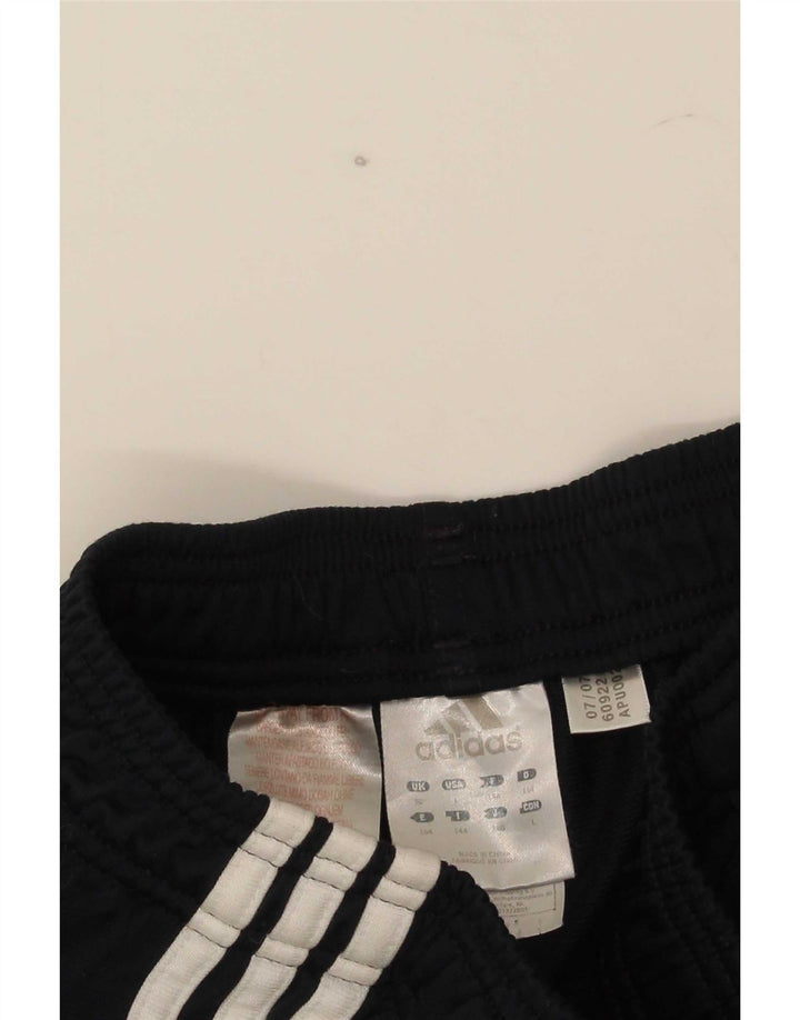 Adidas Boys Tracksuit Trousers 13-14 Years Navy Blue Polyester