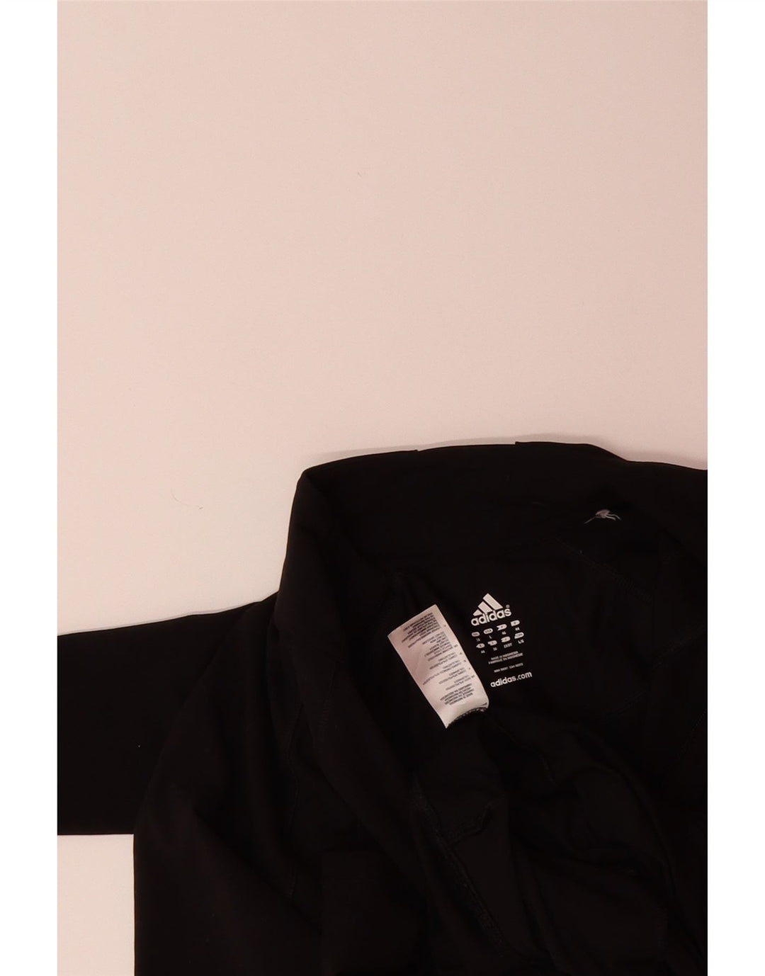 ADIDAS Womens Tracksuit Top Jacket UK 18 XL Black Polyester Vintage Adidas and Second-Hand Adidas from Messina Hembry 