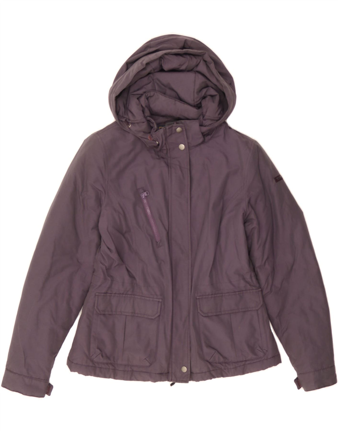 WOOLRICH Womens Hooded Windbreaker Jacket UK 18 XL Purple Polyester Vintage Woolrich and Second-Hand Woolrich from Messina Hembry 