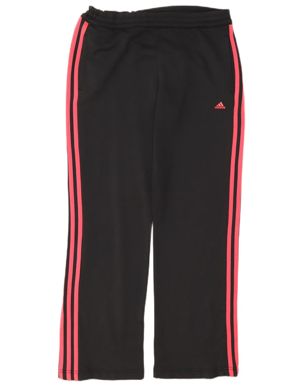 Pantaloni da tuta da donna Adidas UK 12 Medium Nero Poliestere