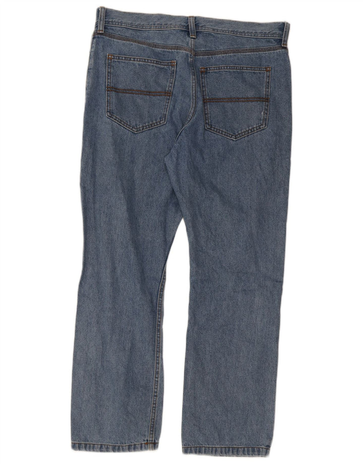 Marks & Spencer Mens Straight Jeans W34 L29 Blue Cotton