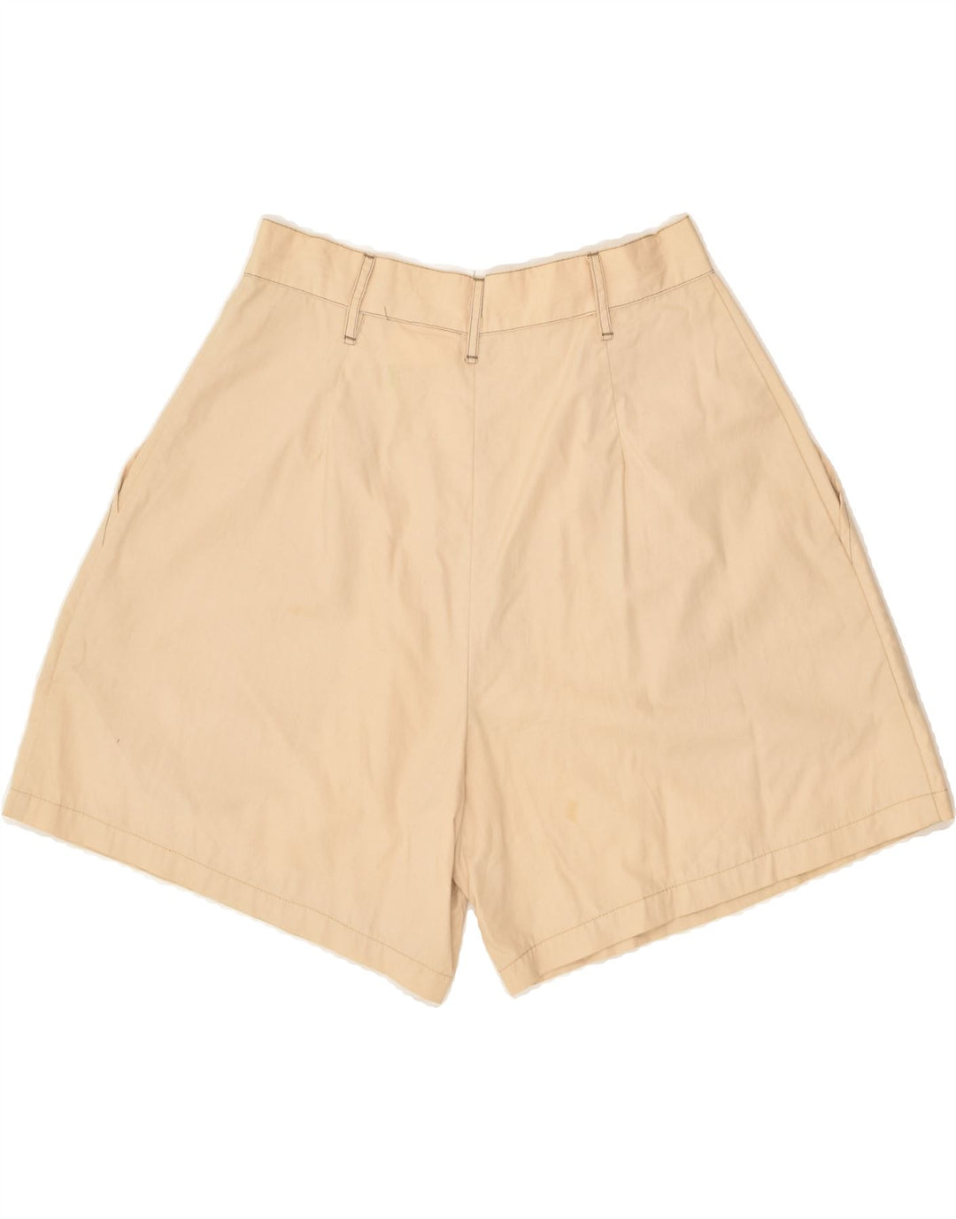 RANCHEROS Womens Pegged Chino Shorts IT 42 Medium W28 Beige Cotton | Vintage Rancheros | Thrift | Second-Hand Rancheros | Used Clothing | Messina Hembry 