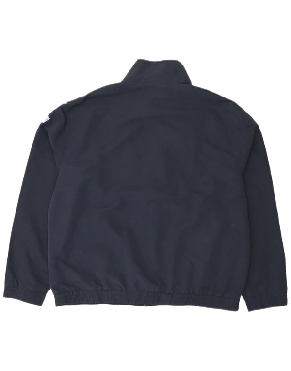 Ανδρική αθλητική φόρμα Atlas For Men Top Jacket XL Navy Blue Geometric Polyester