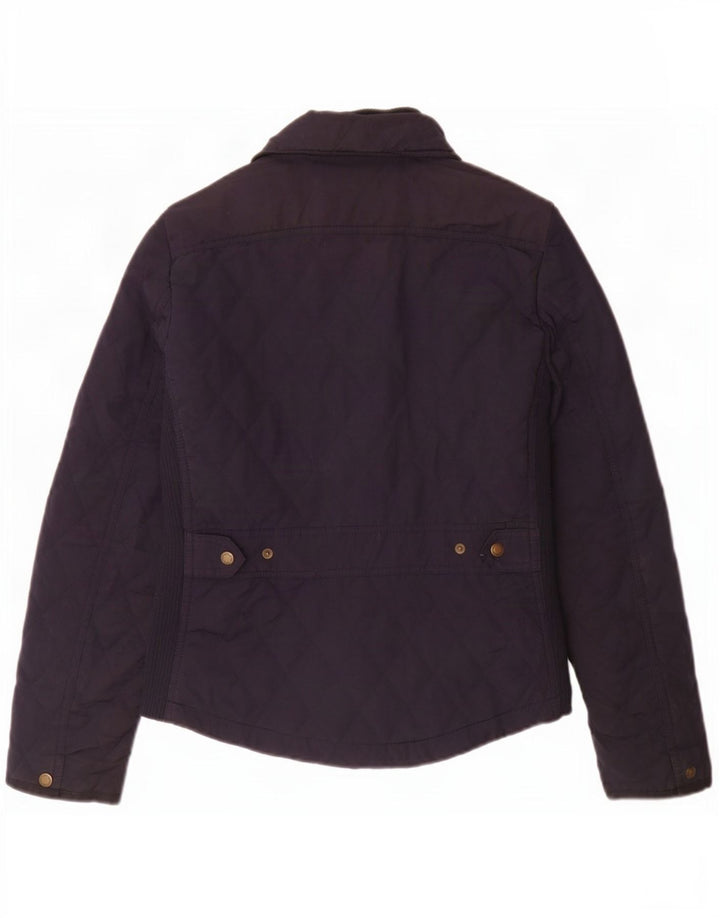 Jachetă matlasată Massimo Dutti pentru femei UK 12 Medium Bleumarin Poliester