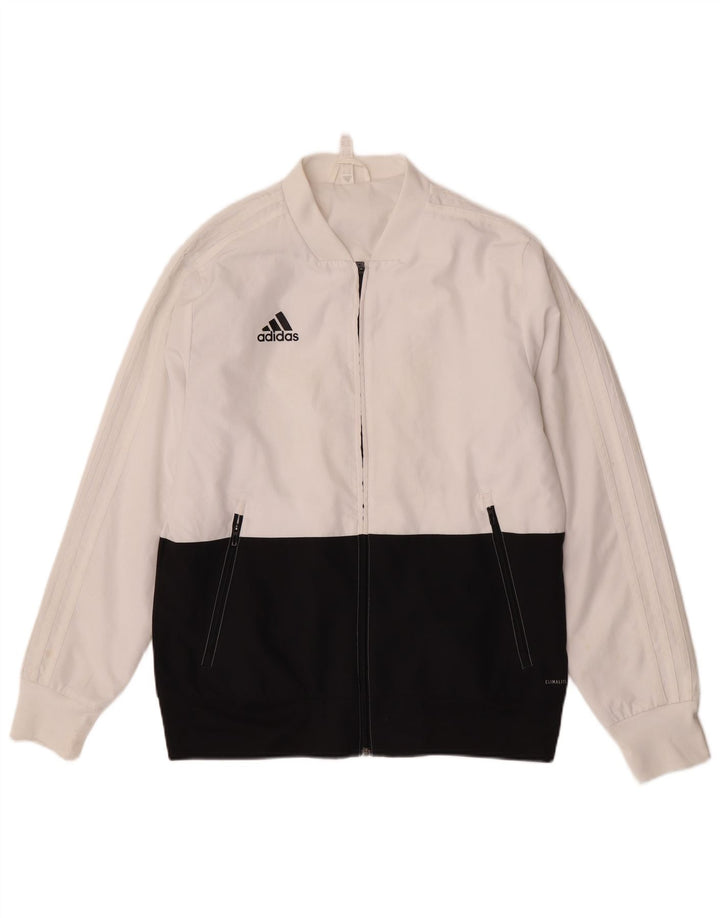 Adidas Męska bluza dresowa Top Jacket Medium White Colorblock Poliester