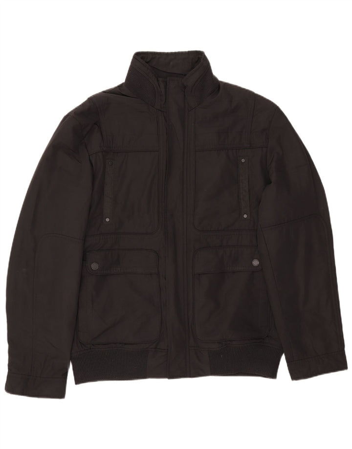 Jack & Jones Mens Utility Jacket UK 44 2XL Black