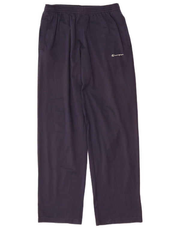 Champion Mens Tracksuit Trousers Large Navy Blue Polyester