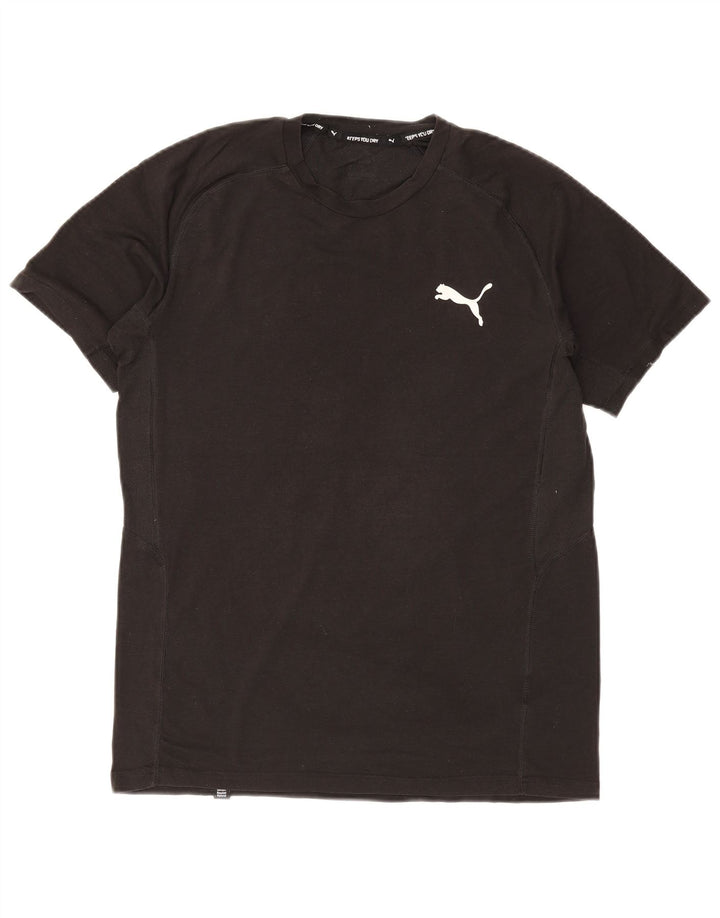 PUMA Mens T-Shirt Top Small Black