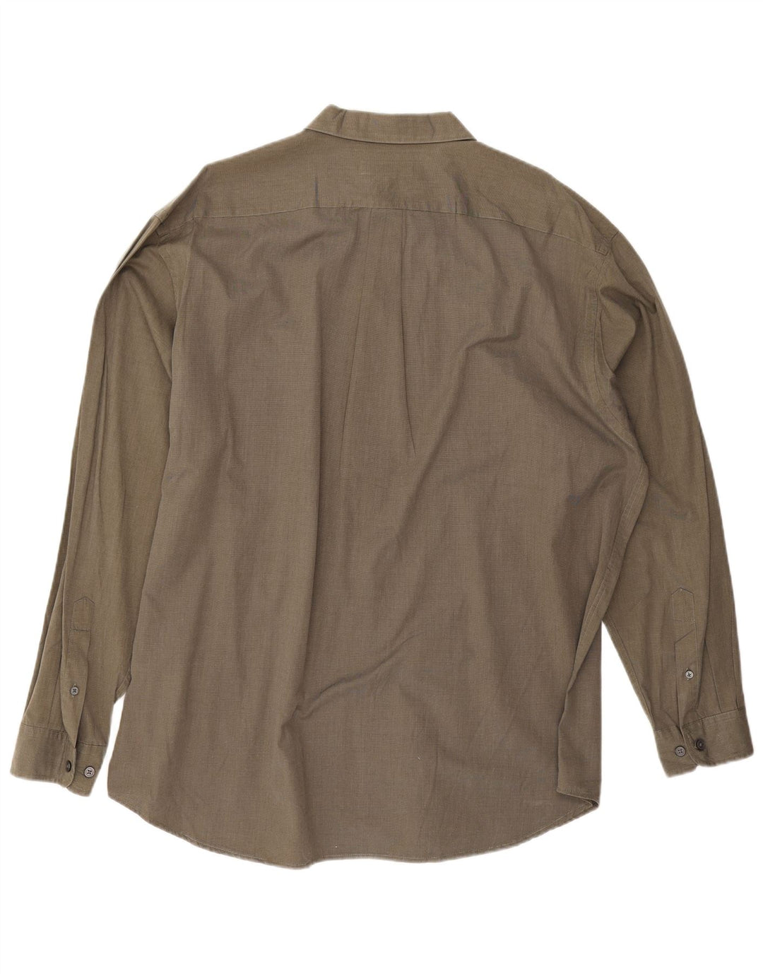 Eddie Bauer Mens Shirt XL Khaki Cotton