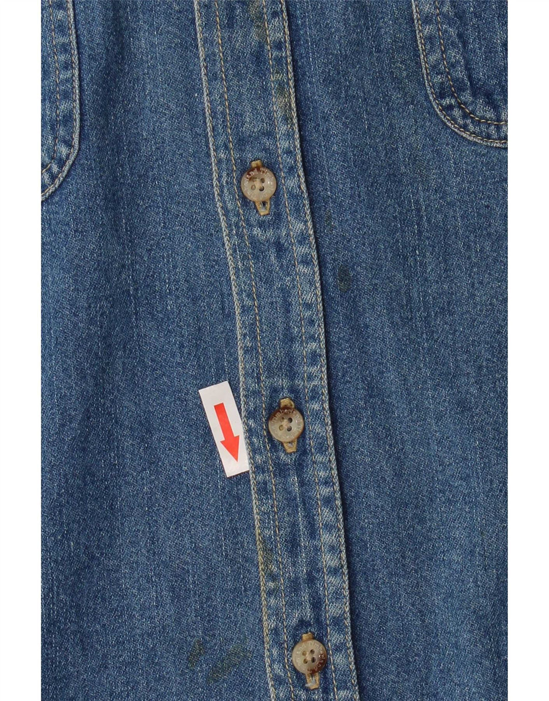 Timberland Boys Denim Shirt 7-8 Years Blue Cotton