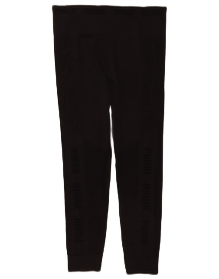 Puma Womens Graphic Leggings UK 8 Small Black