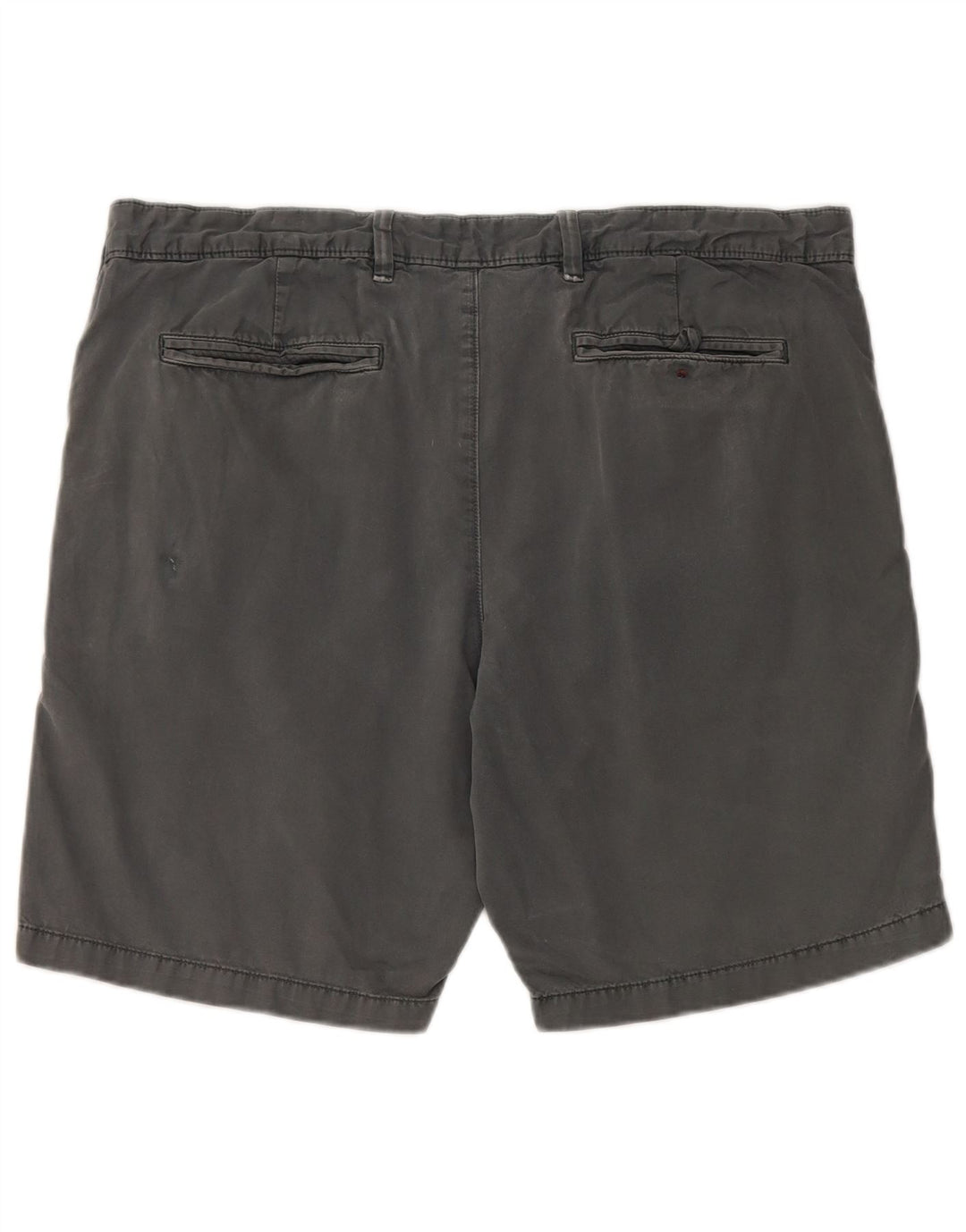 Marks & Spencer Womens Chino Shorts W36 Large Grey Cotton