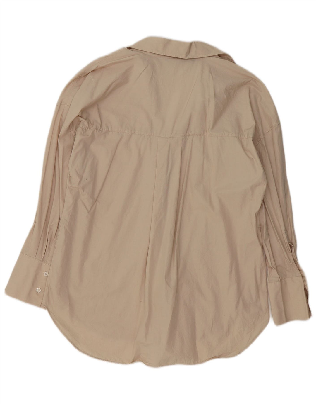 Zara Chemisier surdimensionné pour femme UK 10 Petit Beige