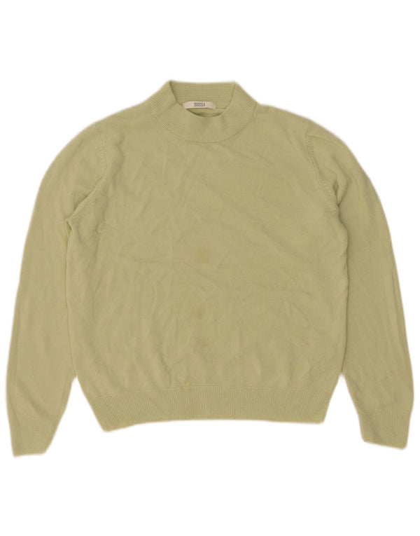 Marks & Spencer Pull court à col roulé pour femme UK 12 Vert moyen