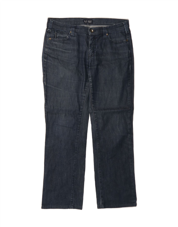 ARMANI Womens Straight Jeans W30 L30 Blue Cotton Vintage Armani and Second-Hand Armani from Messina Hembry 