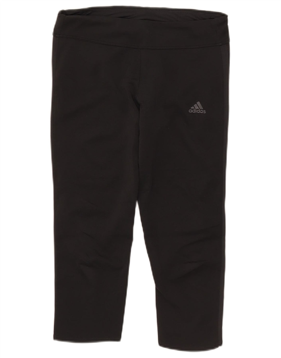 Adidas Womens Climacool Capri Leggings UK 8/10 Small Black Polyester