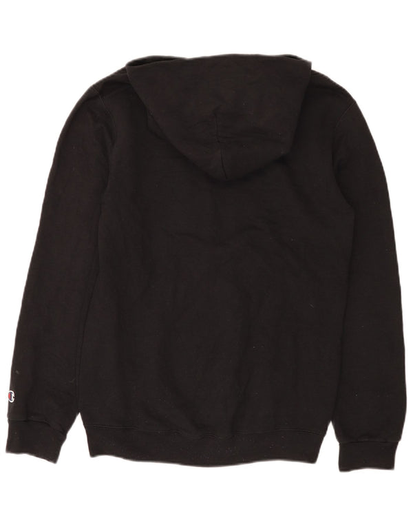 Champion Girls Hoco Lacrosse Graphic Hoodie Jumper 11-12 Years Large Black
