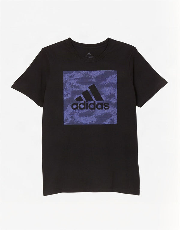 Adidas Ανδρικό T-Shirt Regular Fit Top Large Μαύρο