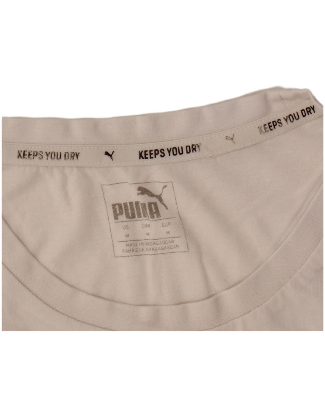 T-shirt grafica da uomo Puma Top bianca media