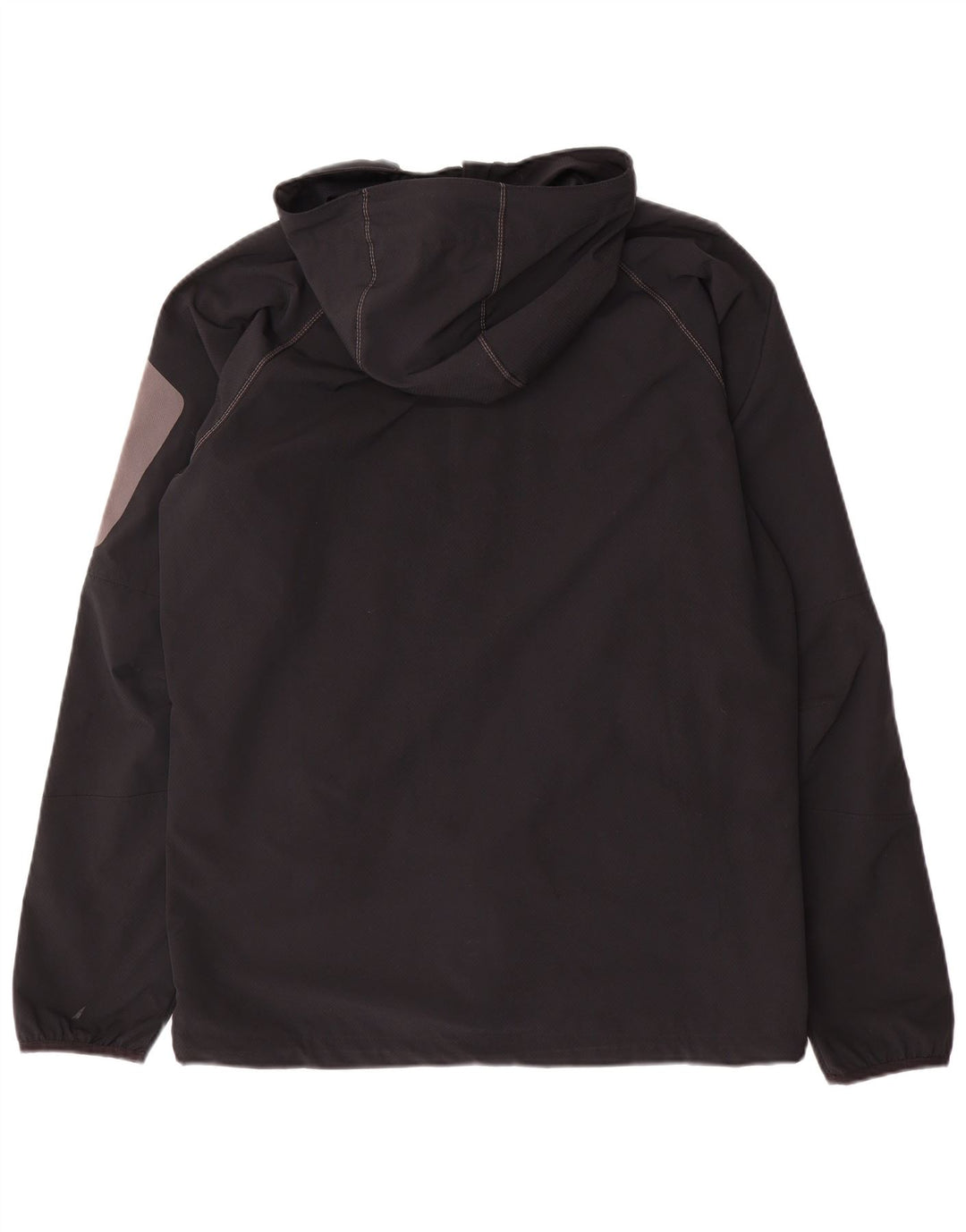 Columbia Mens Hooded Rain Jacket UK 38 Medium Black Polyester