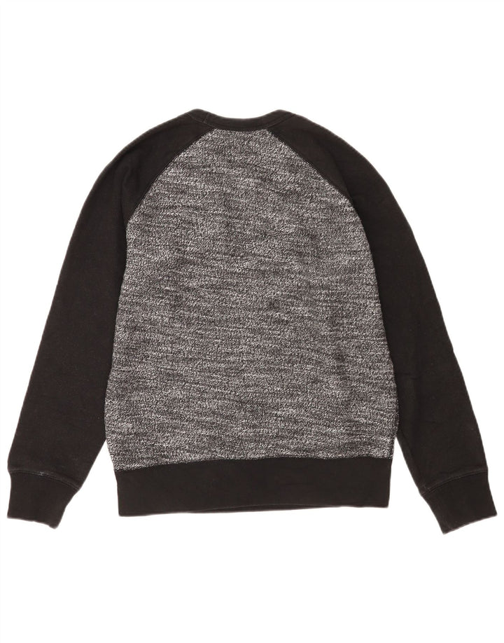 Gap Mens Sweatshirt Jumper Small Grey Colourblock Cotton