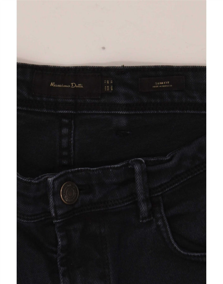 Мужские зауженные джинсы Massimo Dutti EU 40 Medium W31 L30 Темно-синие