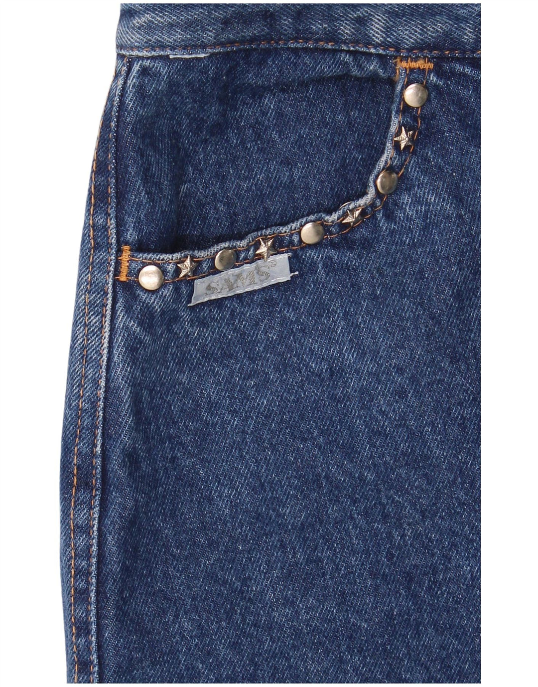 Sam"s Womens Denim Skirt W26 Small Blue