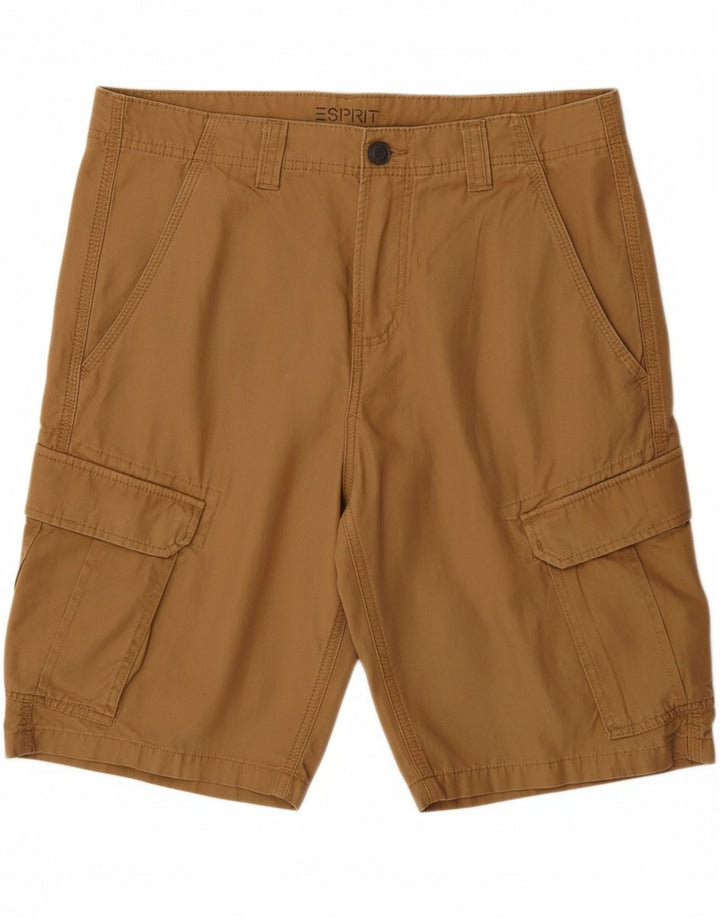 ESPRIT Mens Relaxed Fit Cargo Shorts W31 Medium  Brown Cotton Vintage Esprit and Second-Hand Esprit from Messina Hembry 