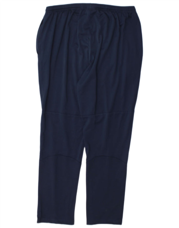 Nike Mens Dri Fit Tracksuit Trousers XL  Navy Blue Polyester
