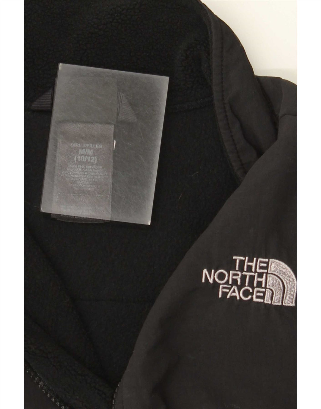 The North Face Boys Fleece Jacket 10-11 Years Medium Black Colourblock