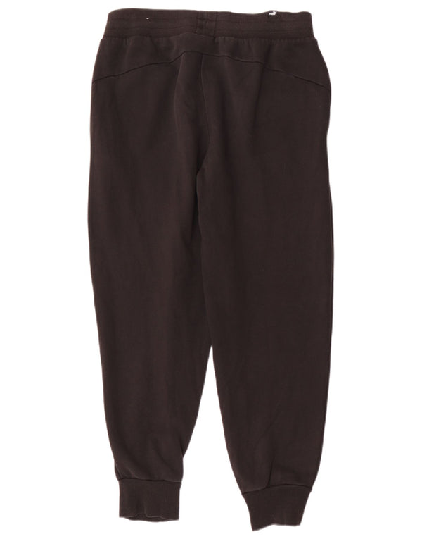 Pantaloni da tuta da uomo Puma Joggers Medium Black Cotton