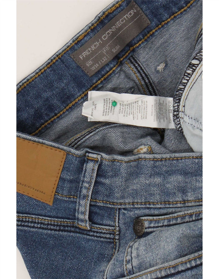 French Connection Mens Slim Jeans W34 L32 Blue Cotton